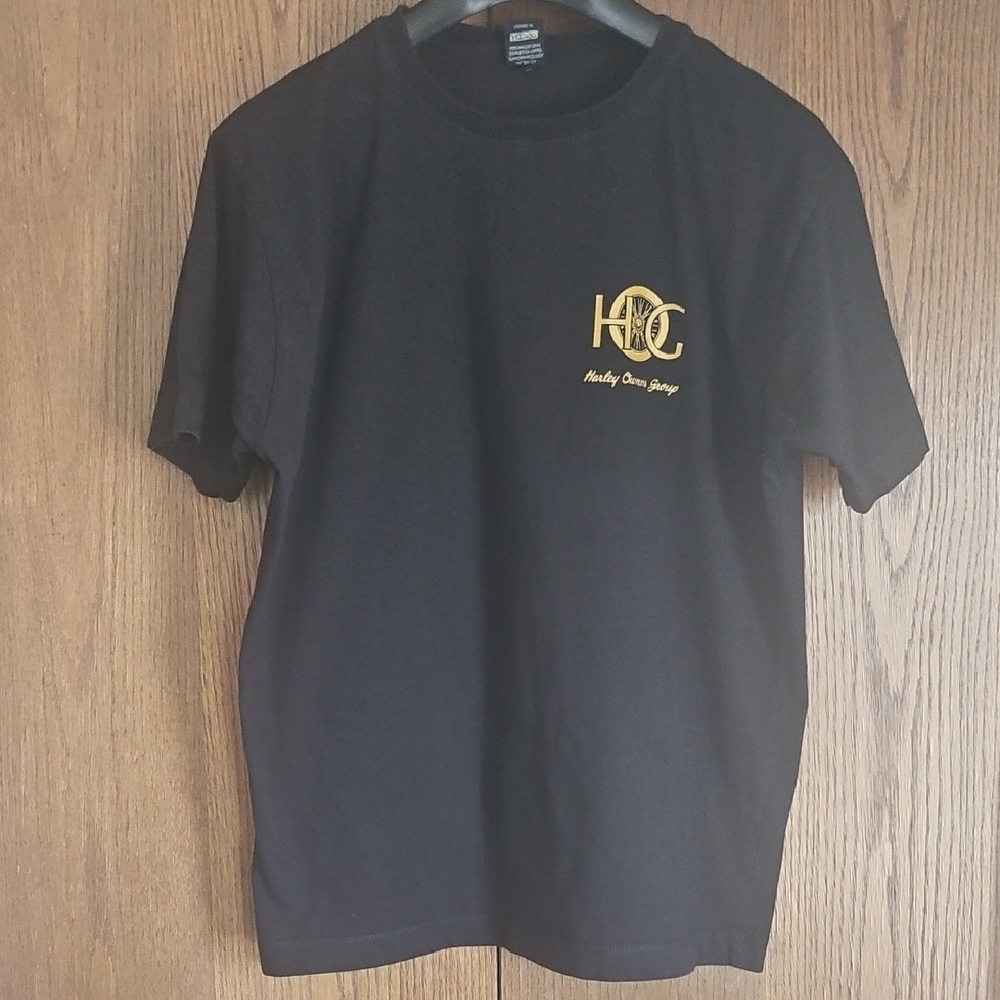 HOG Black and Gold Men's Short Sleeve Tee